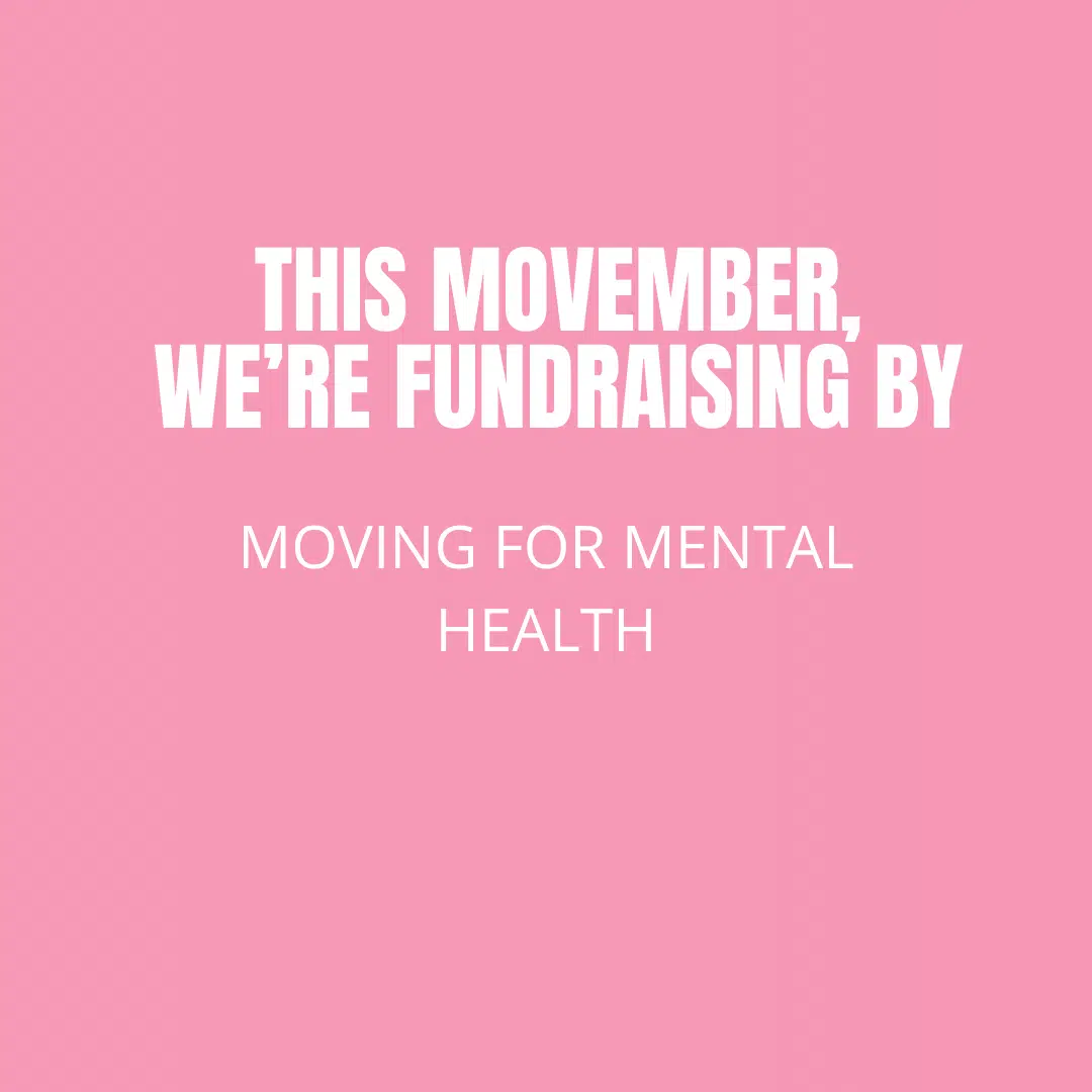 Moving for Men’s Mental Health.